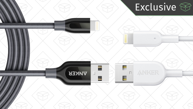 Anker PowerLine+ Lightning Cable | $13 | AmazonAnker PowerLine II Lightning Cable | $10 | Amazon | Promo code KINJA843Anker PowerLine+ USB-C to USB 2.0 Cable 2-Pack | $10 | Amazon | Promo code CMCM5555